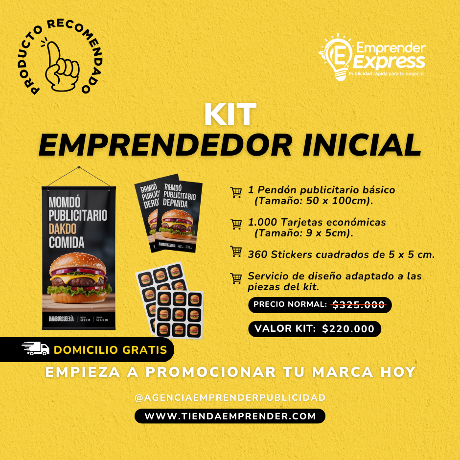 KIT EMPRENDEDOR INICIAL