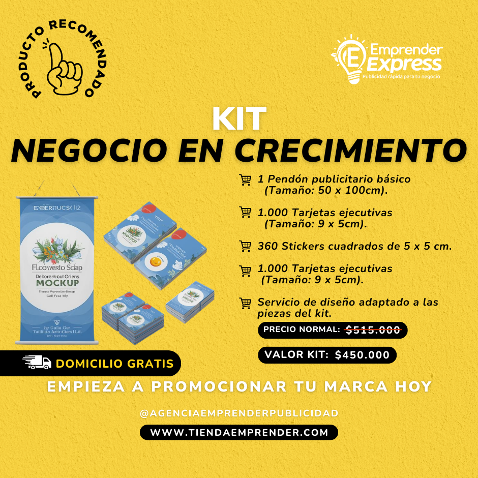 KIT NEGOCIO EN CRECIMIENTO