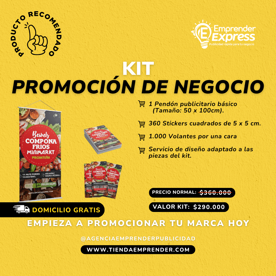 KIT PROMOCIÓN DE NEGOCIO