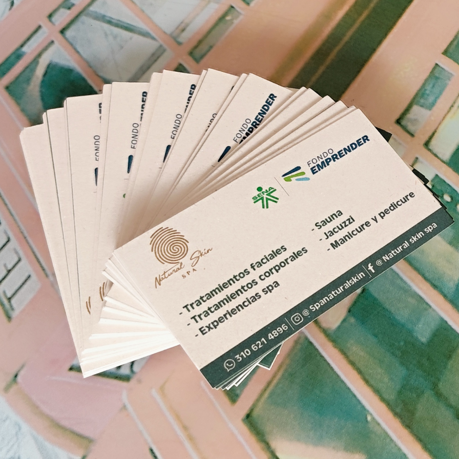 TARJETAS DE PRESENTACIÓN ECOLÓGICAS