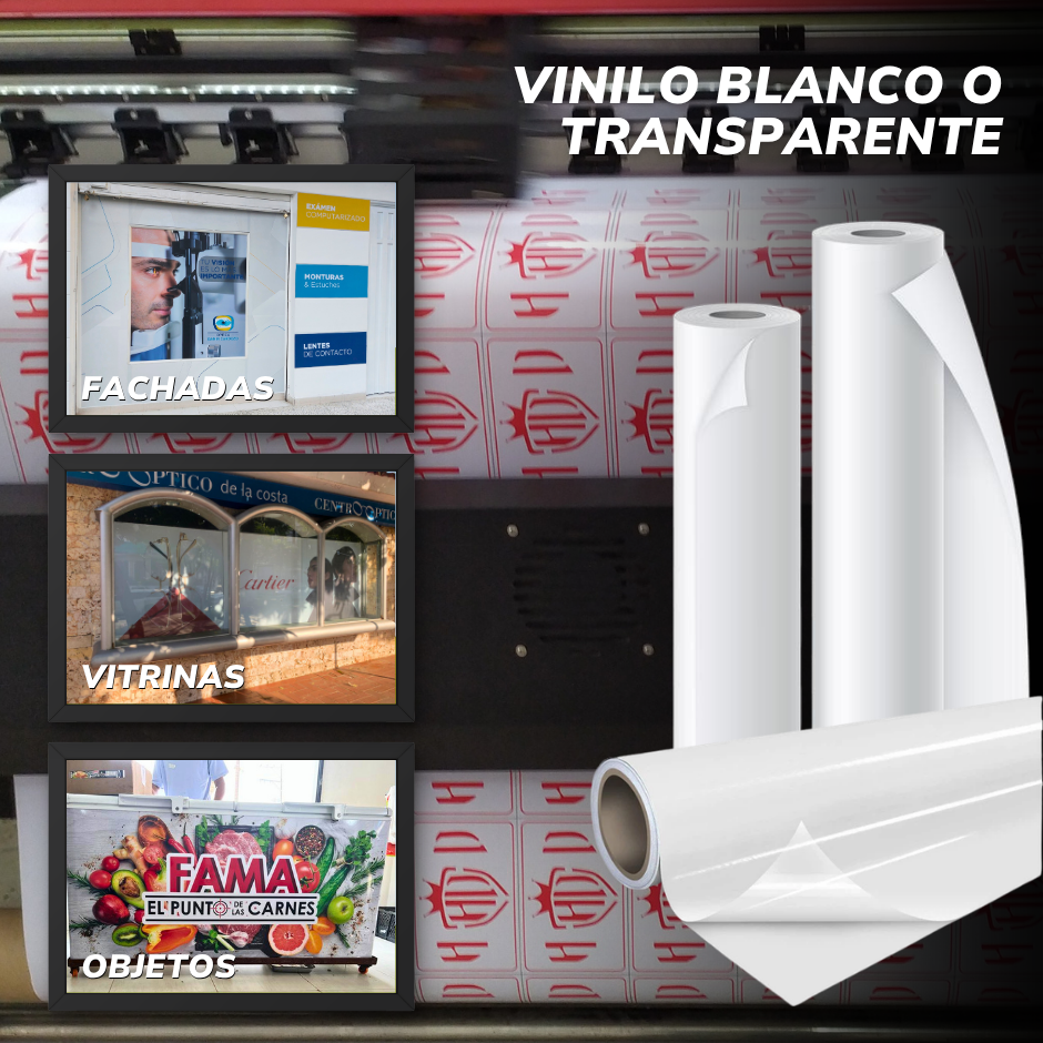 IMPRESIÓN SOBRE VINILOS ADHESIVOS 100 X 100 CM