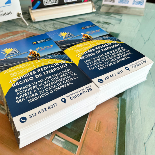 VOLANTES O FLYERS PUBLICITARIOS (1 lado)